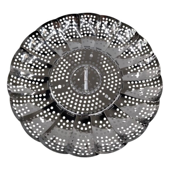 Sayfine Foldable Vegetable Steamer Basket Stainless Steel Expandable 10.5" - Picture 8 of 14